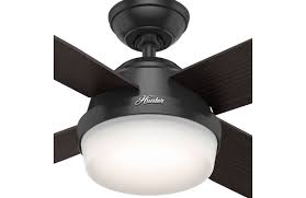 Pick the right black fans and accessories from hunter, and enhance the comfort and design of your home today. Hunter Dempsey Matte Black Ceiling Fan