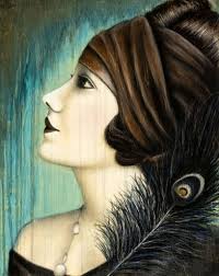 Large Jackie Lewis Bowker Mountain Range Oil Painting.