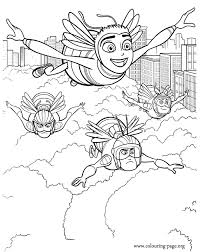 Bee movie coloring pages to print and color. Bee Movie Coloring Pages 5 Free Printables