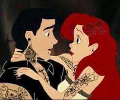 Ariel Eric Disney Princess Tattoo Emo Disney Goth Disney