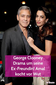 Der schauspieler und die menschenrechtsanwältin haben sich bereits im jahr 2014 das jawort gegeben. George Clooney Drama Um Eine Andere Frau Amal Tobt George Clooney Ex Freund Wut