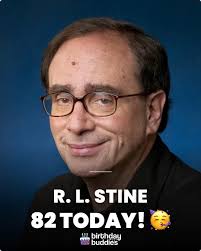 Who watched and read Goosebumps?! R. R.L. L. STINE 82 B2TODAY! birthday  buddies