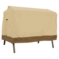 Classic Accessories Veranda Canopy Swing Cover Pebble Canopy Swing Outdoor Furniture Covers Patio Furniture Covers