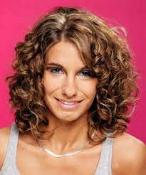 Curly hairstyles are having a revival. Medium Curly Chestnut Brunette Hairstyle Medium Curly Haircuts Medium Curly Hair Styles Curly Hair Styles