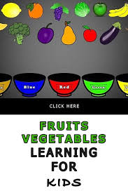 Fruits And Vegetables Colors Color Sorting For Kids Educational Video Kindergarten Preschool Game Kids Vegetables Fruits For Kids Fruits And Vegetables Names