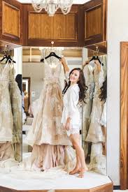 A Bride And Her Wedding Dress Blush Wedding Dress In 2020 Blush Wedding Dress Wedding Dresses Bride