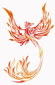 Keep reading to find out more about the meaning behind phoenix style body art. Colored Tribal Phoenix Tattoo Design