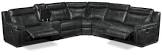 Bolero 6-Piece Reclining Sectional - Grey Leons