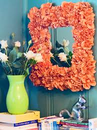 Give A Mirror A Floral Facelift Running With Sisters