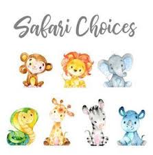 Safari Giraffe Baby Shower Decor Stand Up Safari Animals Etsy Baby Shower Giraffe Safari Animals Nursery Baby Giraffe