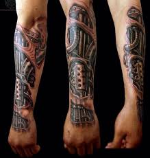 1001 Ideen Fur 3d Tattoos Info Uber Alles Was Sie Daruber Wissen Mussen Biomechanik Tattoo Biomechanical Tattoos Und Biomechanik Tattoo Unterarm
