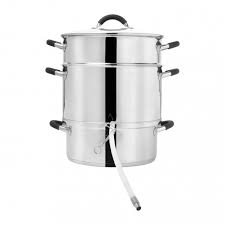 What are the shipping options for juicers? Natursaft Steam Juicer 10 Litre Brouwland