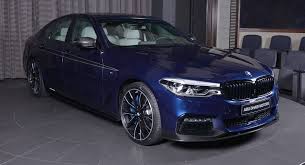 Mediterranean Blue 2017 Bmw 540i Dipped In M Performance Carbon Bits Carscoops In 2020 Bmw Mediterranean Blue 2017 Bmw
