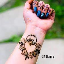 Women all over the world use mehndi tattoos and. Henna Heart Tattoo Designs For Valentine S Day K4 Fashion