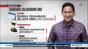 Wakil gubernur dki jakarta, sandiaga uno menawarkan para pekerja di alexis untuk bergabung di badan usaha ok oce. Inilah Profil Cawapres Sandiaga Uno Youtube