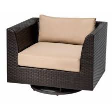 Tegan Swivel Patio Chair With Cushions Cushion Color Wheat In 2020 Patio Chair Covers Outdoor Sofa Sets Patio Chairs