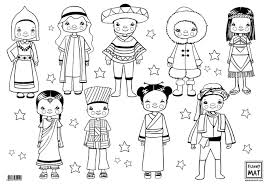 Coloram un desen foarte draguț, avem o mulțime de culori pe care le putem folosi, culorile care vor domina sunt verdele și albastrul. Plansa Desen De Colorat Reutilizabila Din Silicon Children Of The World
