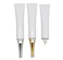 White Cosmetic Eye Cream Tube 30ml Empty PE Plastic Sunscreen Lotion Tube 1  Oz Squeeze Cream Tube With Nozzle Tip
