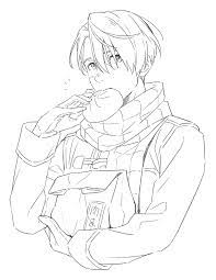 Osobní odběr od 45 kč. Yuri On Ice Victor Sketches Yuri On Ice Anime Lineart