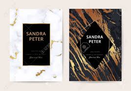 That means, you are free to personalise your wedding menu template in the manner you please. Luxury Wedding Invitation Cards With Gold Marble Texture And Geometric Pattern Vector Design Template Royalty Free Cliparts Vectors And Stock Illustration Image 105481434