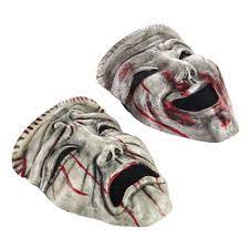 Buy SCP 035 Mask Greek Comedy Mask Tragedy Mask Theater Mask 1:1 Life Size  Wearable Cosplay Helmet SCP Foundation 035 Prop Replica Online in India 