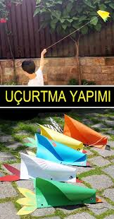 Kagittan Kus Ucurtma Yapimi Okuloncesitr Preschool Kids Crafts Outdoor Etkinlikleri Ilkbahar Elisleri