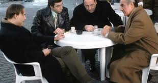 Ralphie Sil Tony And Paulie Having A Sit Down Sopranos Tony Soprano Hbo