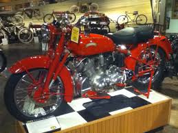 Image result for Red 1952 Motorcycle