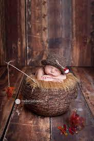 Newborn Fishing Hat With Little Fish Bucket Hat Fishing Etsy Newborn Photos Boy Baby Photography Baby Boy Photography