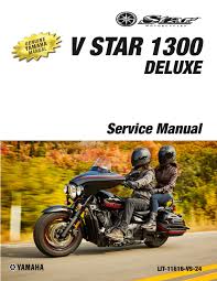 The booklet, usually published by the manufacturer, is also known as the factory service manual or workshop manual. Yamaha V Star 1300 Deluxe 2013 2017 Workshop Repair Service Manual