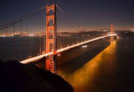 Golden Gate Bridge At Night Golden Gate Bridge Golden Gate Bridge