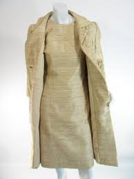 60s Gold Dress Coat Set By Dan Millstein Coat Dress Coat 1960s Coat