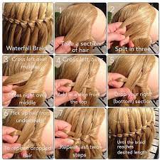 Great Waterfall Braid Tutorial Hair Styles Waterfall Braid Waterfall Braid Tutorial