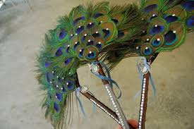 The gorgeous bouquet in #9. Pin By Kristine Ryan On Wedding Tips Ideas Inspiration Bridesmaid Diy Diy Peacock Peacock Wedding Theme