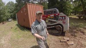 Do i need shipping container insurance for delivery? Caveman Easy Moving Sea Container With Axle Youtube