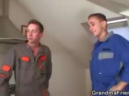 Two lads bang very old cleaning woman. Please 769 Porno Scenes