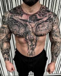 99outfit Com Fashion Style Men Women Chest Tattoo Men Cool Chest Tattoos Chest Tattoo