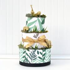 From baby shower banners and sashes, to for the lucky mum to be, there's nothing more exciting before the new arrival to the family than a fun filled baby shower packed full of advice, support and. Jungle Baby Shower Decoration Gold Safari Baby Shower Diaper Cake Baby Shower Jungle Theme Gold Safari Animals By Baby Blossom Company Catch My Party