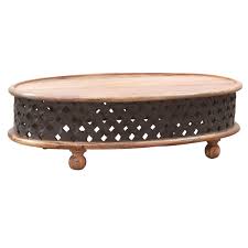 Mango wood ethnic wooden carving round coffee table. Rustic Solid Wood Hand Carved Round Coffee Table