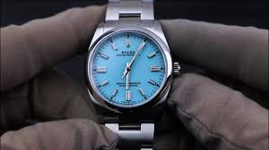 Rolex Oyster Perpetual 36 126000 Turquoise Blue Tiffany Unboxing Video Youtube
