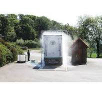Disinfection gate for vehicle decontamination