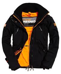 Black And Orange Jacket Mens Superdry Polar Wind Attacker Jacket Black Mens Outdoor Clothing Superdry Jacket Men Jackets Men Fashion