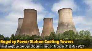 The giant cooling towers at rugeley power station topple in explosioncredit: Ktcjmsnwj7x Wm