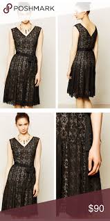Anthropologie Zane Lace Dress Black P52 Lace Dress Black Gorgeous Black Dress Lace Dress