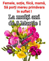 We did not find results for: FelicitÄƒri 8 Martie 2019 Cele Mai Frumoase 5 Imagini Cu Mesaje Pentru 8 Martie La MulÅ£i Ani De 8 Martie FrumuseÈ›e È™i Suflet