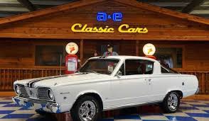 Image result for White 1966 Barracuda