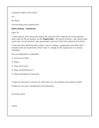 Contoh surat lamaran kerja yang baik dan benar untuk dijadikan referensi dalam usaha mencari kerja di sebuah perusahaan sesuai dengan keahlian kamu. Contoh Surat Lamaran Kerja Dengan Cq Contoh Surat