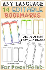 Make sure your writing is the best it can. Two Sided Bookmark Template Insymbio