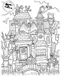 Coloring haunted mansion coloring pages. Haunted House Coloring Pages 60 Images Free Printable