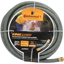 Continental 5 8 In Dia X 50 Ft Kinkguard Water Hose 20582684 The Home Depot Water Hose Hose Garden Hose